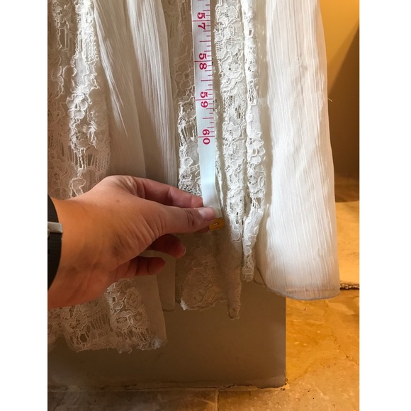 Alice + Olivia lace & leather Sveva Maxi Dress - Picture 8 of 8